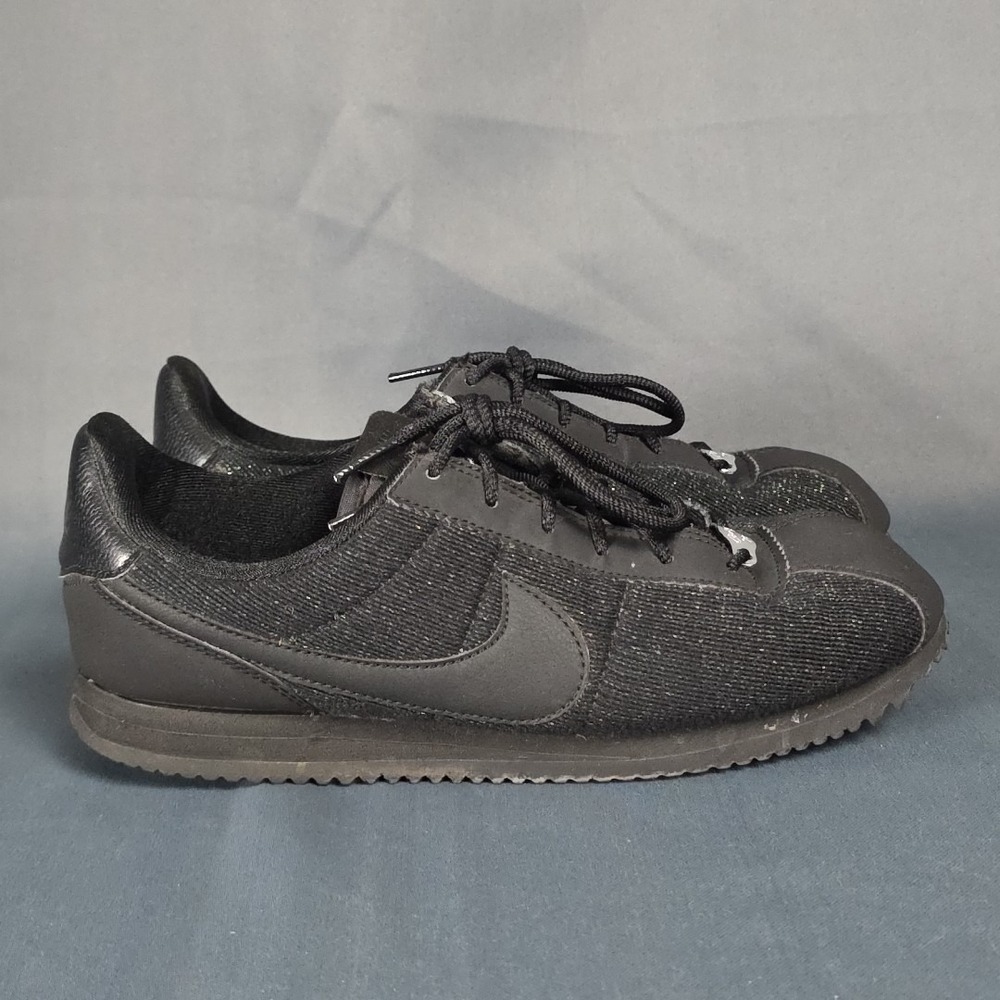 Nike Cortez‎ Glitter Green And Black Youth Sneakers Size 5Y AA3498-002